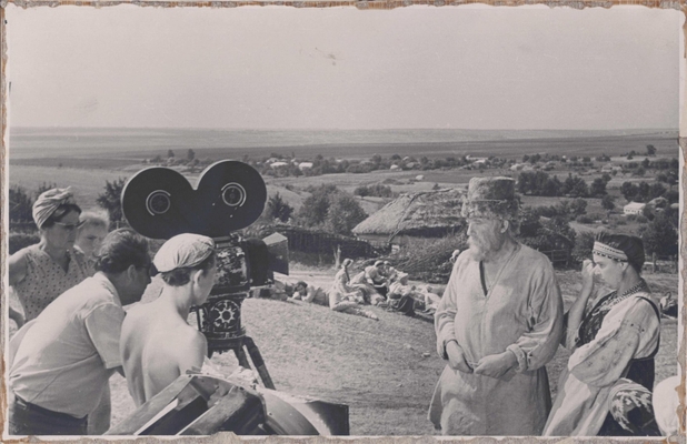 Фотография - момент съемки фильма "Песня о Кольцове".