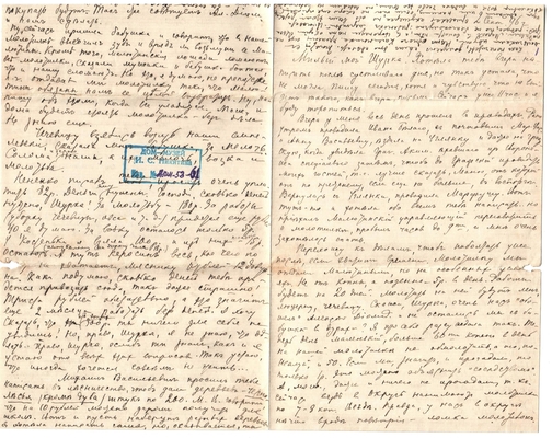 Письмо Марии Васильевны Эртель (урожденной Огарковой) к Александру Ивановичу Эртель 02.09.1896 г