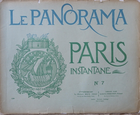 Журнал: "Le Panorama Paris" № 7 Jnstantane Flinctuat. Nee, Meritur 1898. (из комплекта из 15 журналов).