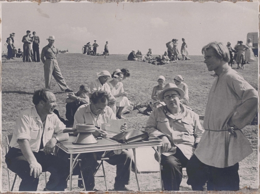 Фотография - момент съемки фильма "Песня о Кольцове".