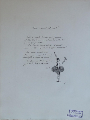 Альбом: Willette "Pauvre Pierrot"(Бедный Пьеро). Librairie Leon Vanier. Paris. Лист 13.