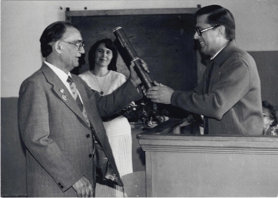 Фотография. Ласунский О.Г., Левина Л.И., Удодов Б.Т.