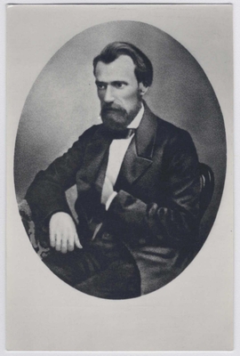 Фотооткрытка. «Поэт И.С. Никитина» (из набора «На родине И.С. Никитина»).