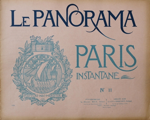 Журнал: "Le Panorama Paris" № 11 Jnstantane Flinctuat. Nee, Meritur 1898. (из комплекта из 15 журналов).