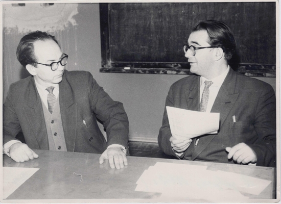 Фотография. Удодов Б.Т., Лазутин С.Г., 2 февраля 1962 г.