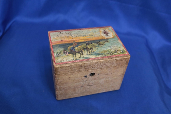 Шкатулка «Чай Торгового дома А. З. Ротермунд, Москва, С.-Петербург»