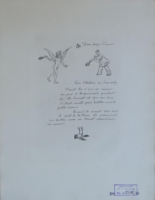 Альбом: Willette "Pauvre Pierrot"(Бедный Пьеро). Librairie Leon Vanier. Paris. Лист 35.