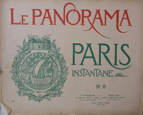 Журнал: "Le Panorama Paris" № 8 Jnstantane Flinctuat. Nee, Meritur 1898. (из комплекта из 15 журналов).