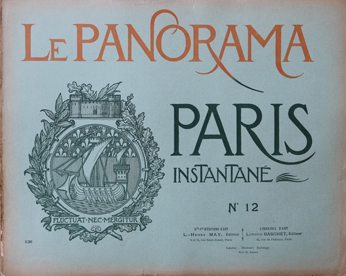 Журнал: "Le Panorama Paris" № 12 Jnstantane Flinctuat. Nee, Meritur 1898. (из комплекта из 15 журналов).