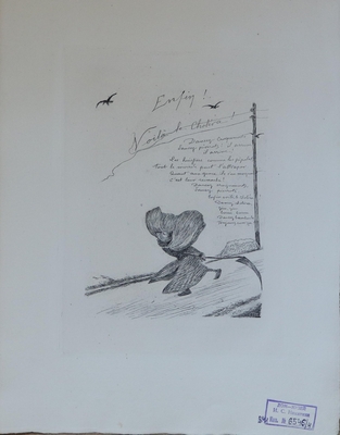 Альбом: Willette "Pauvre Pierrot"(Бедный Пьеро). Librairie Leon Vanier. Paris. Лист 4.