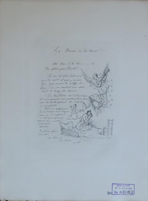 Альбом: Willette "Pauvre Pierrot"(Бедный Пьеро). Librairie Leon Vanier. Paris. Лист 8.