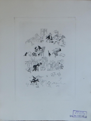 Альбом: Willette "Pauvre Pierrot"(Бедный Пьеро). Librairie Leon Vanier. Paris. Лист 26.