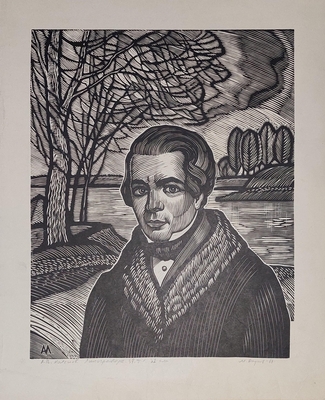 Ахунов М.Ф. Портрет А.В. Кольцова.