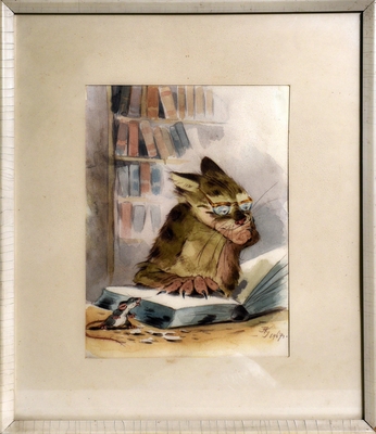 «Учёный кот Самсон». Картина