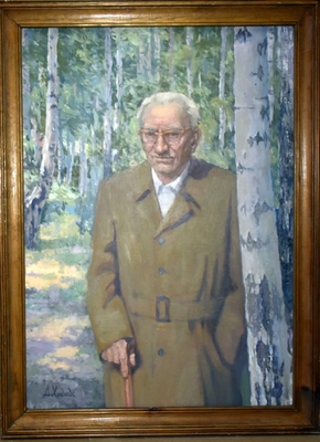 Картина. Ходюк А.П. Портрет Г. Н. Троепольского.