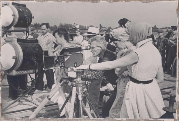 Фотография - момент съемки фильма "Песня о Кольцове".