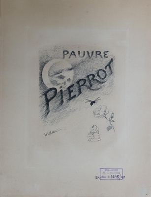 Альбом: Willette "Pauvre Pierrot"(Бедный Пьеро). Librairie Leon Vanier. Paris. Лист 42.
