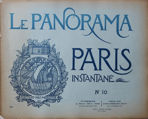 Журнал: "Le Panorama Paris" № 10 Jnstantane Flinctuat. Nee, Meritur 1898. (из комплекта из 15 журналов).