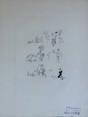 Альбом: Willette "Pauvre Pierrot"(Бедный Пьеро). Librairie Leon Vanier. Paris. Лист 15.