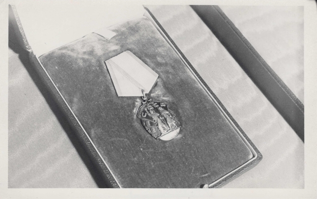 Фотография: Орден "Знак Почета". Награда журнала Союза писателей РСФСР и Воронежской писательской организации "Подъем", 1982 г.