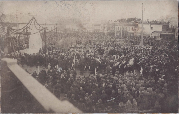 Фотография. Открытие памятника И.С. Никитину, 16 октября