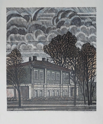 Ахунов М.Ф. Дом, где родился И.А. Бунин.