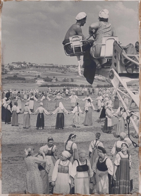 Фотография - момент съемки фильма "Песня о Кольцове".