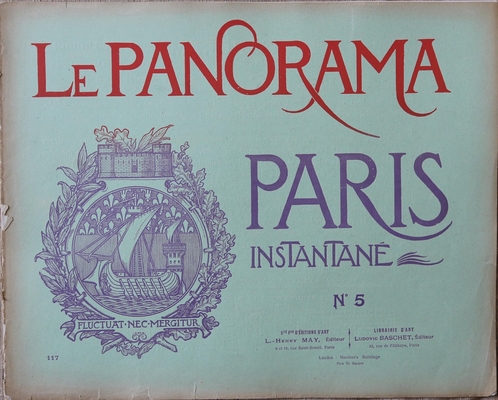 Журнал: "Le Panorama Paris" № 5 Jnstantane Flinctuat. Nee, Meritur 1898. (из комплекта из 15 журналов).